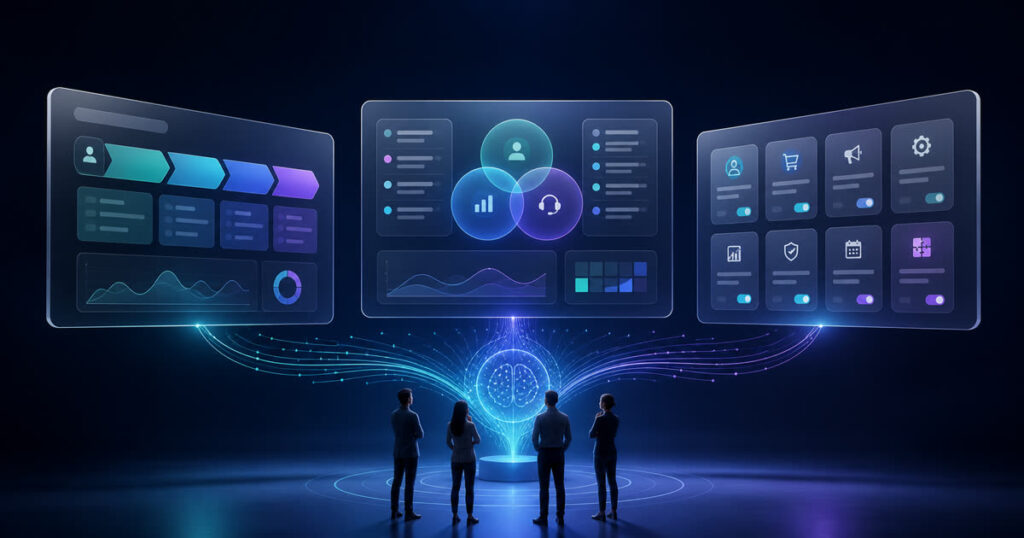 Comparativa de Pipedrive, HubSpot y Zoho CRM con inteligencia artificial para pymes