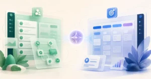 Comparación visual entre Zoho CRM y Pipedrive para pymes